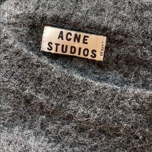 Acne Studios grey wool sweater